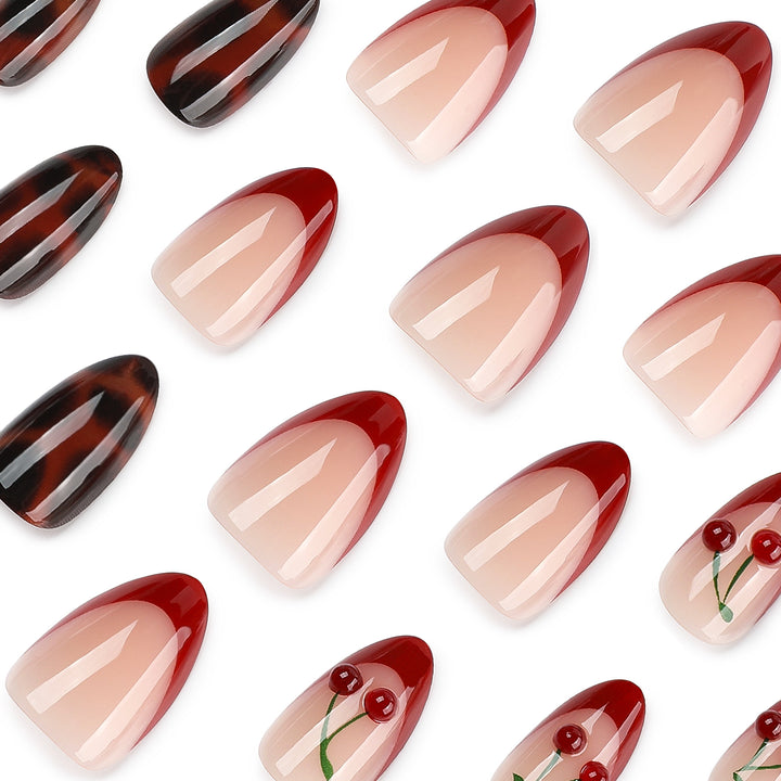 Creative Nail Art in Cherries Design Stornfield
