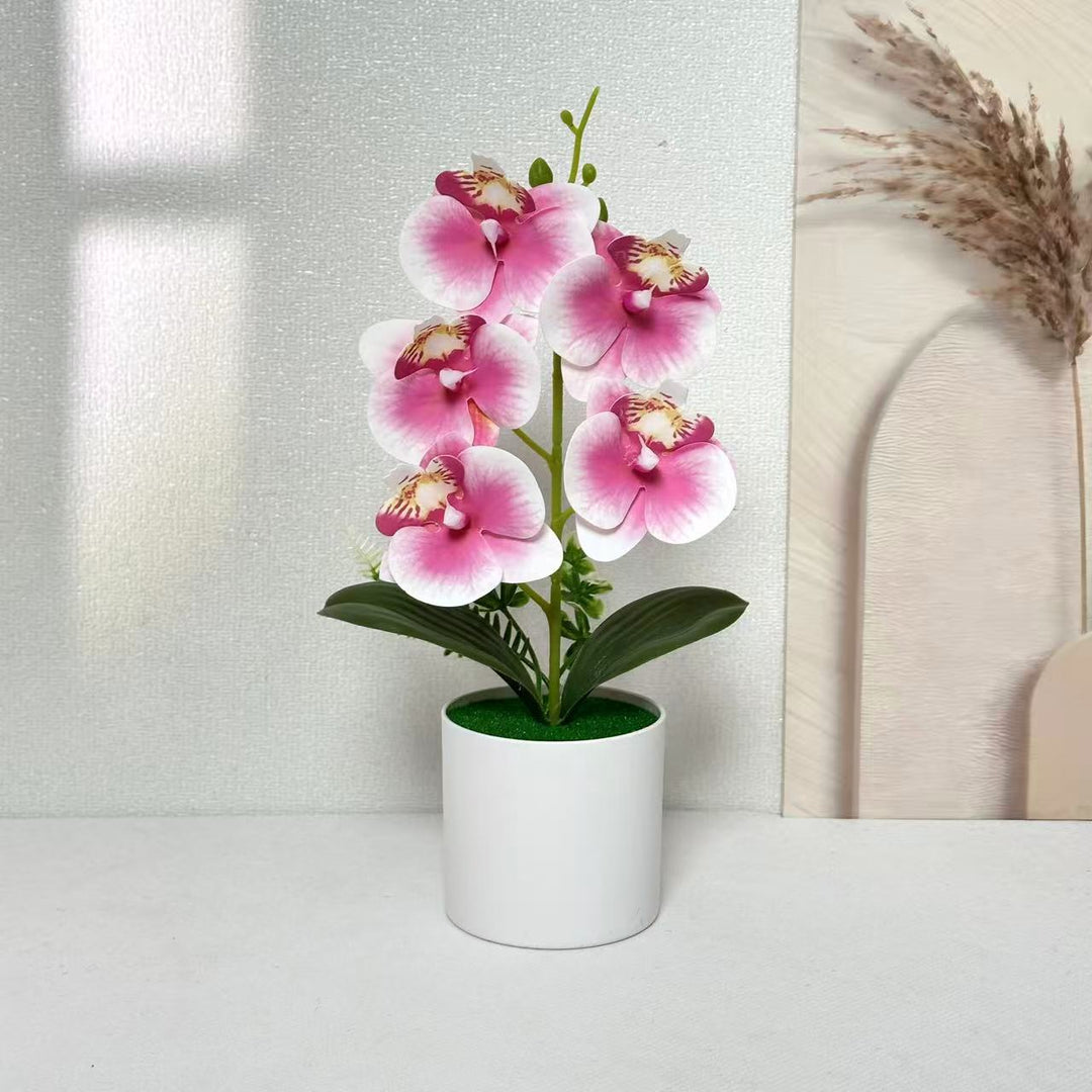 Lifelike Floral Orchid Plant for Home Decor