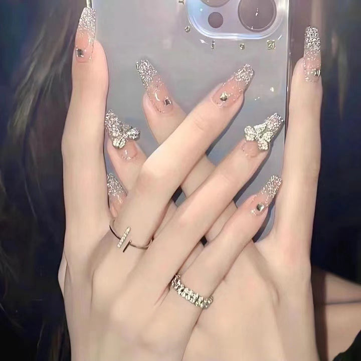 Artificial Art Fingernails with Pearl Design Stornfield