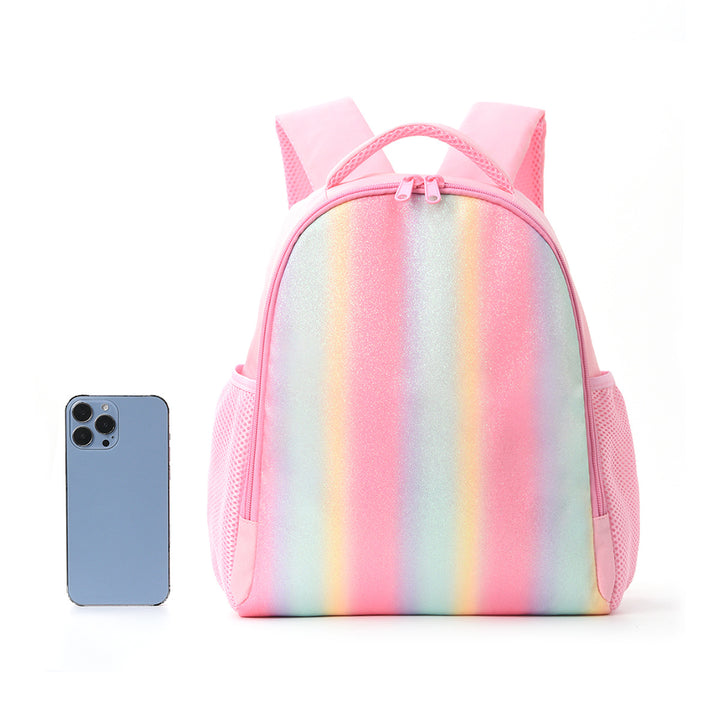 Glittering backpack with rainbow design Stornfield