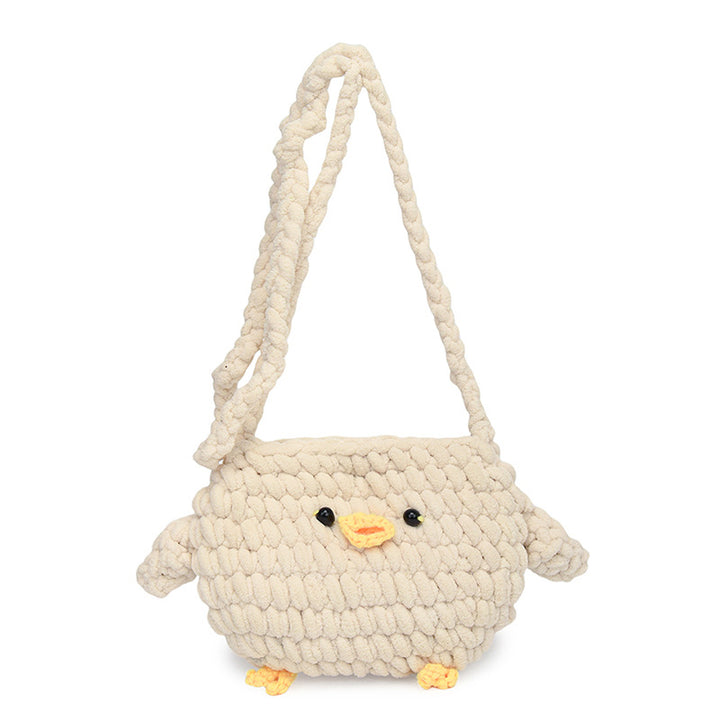 Cute Animal-Shaped Crochet Crossbody Bag