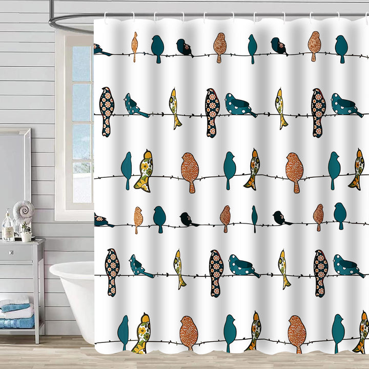 Nature-Inspired Shower Curtain Stornfield
