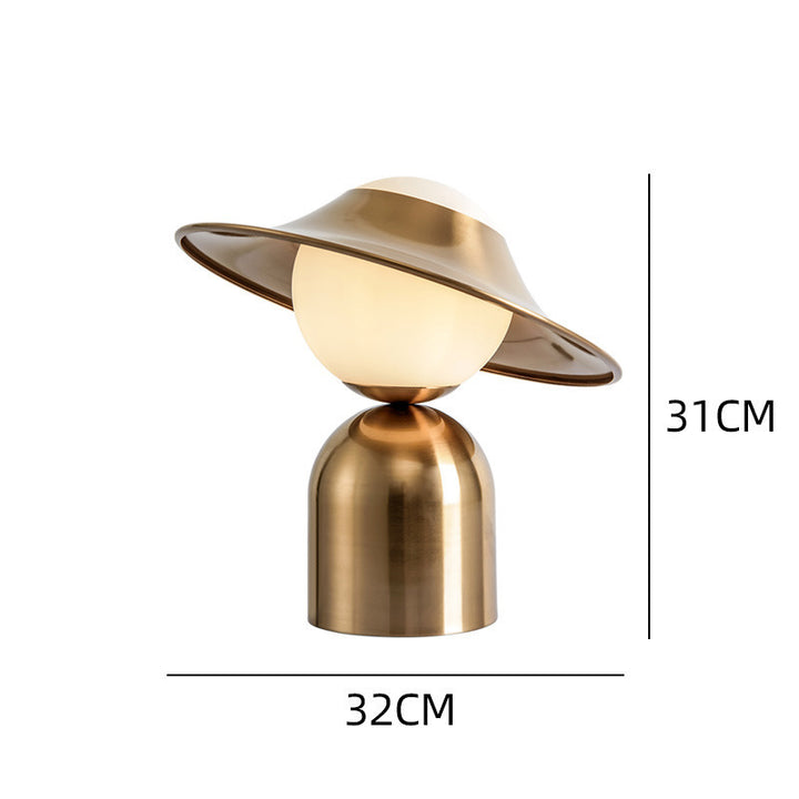 Modern Desk Lamp with Unique Shade