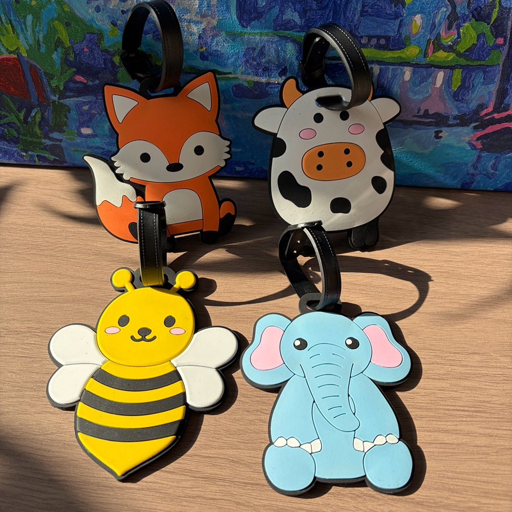Cow-Themed Travel Luggage Tag Stornfield