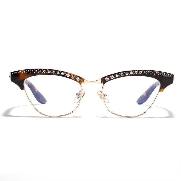 Women's Cat Eye Glasses with Elegant Glitter Details Stornfield