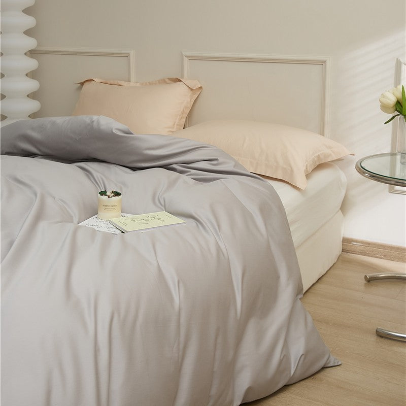 Cotton Renforcé Duvet Cover with Soft Touch Finish and Hidden Zipper