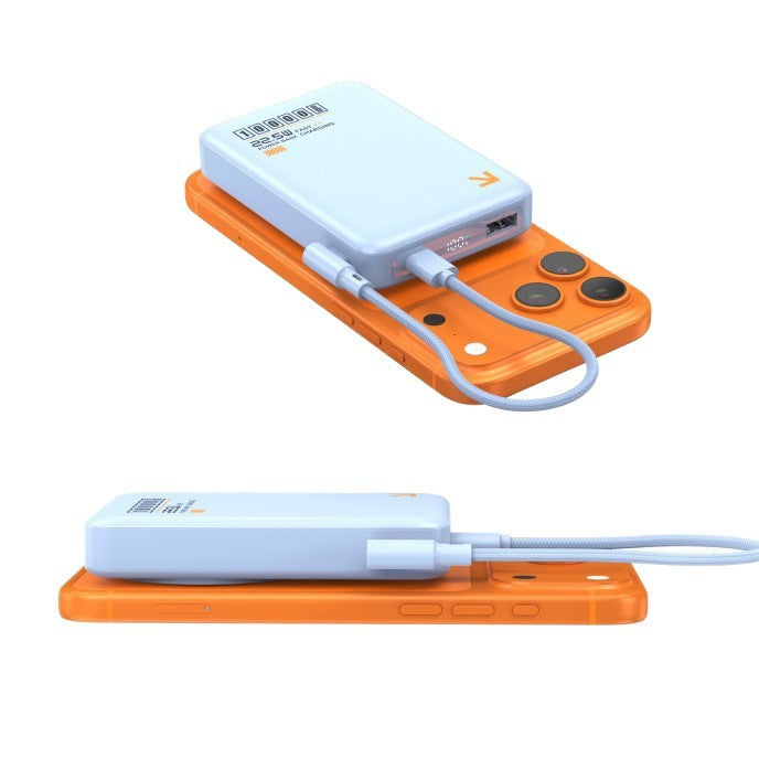 Portable power bank with inductive fast charging function and LED display Stornfield