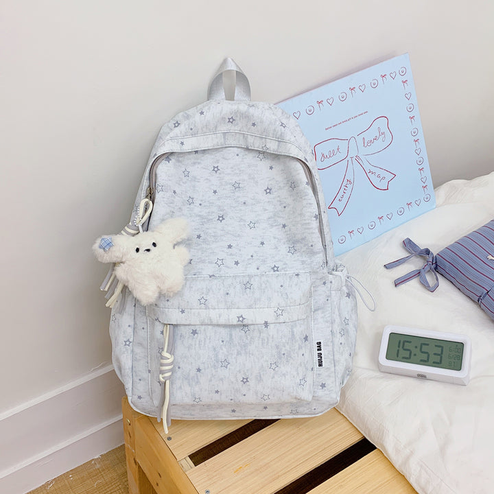 Cute Star-Patterned School Backpack Stornfield