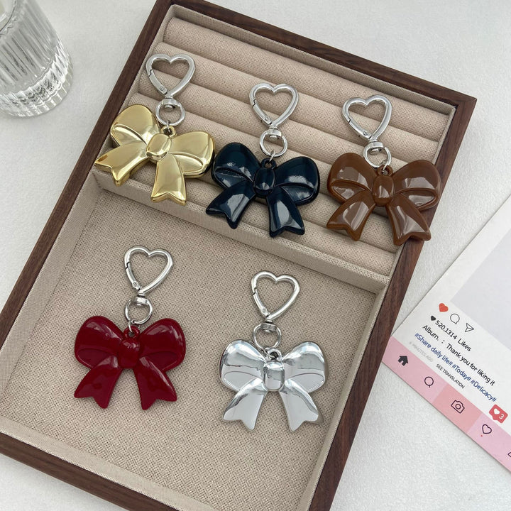 Elegant Bow-Shaped Keychain Stornfield