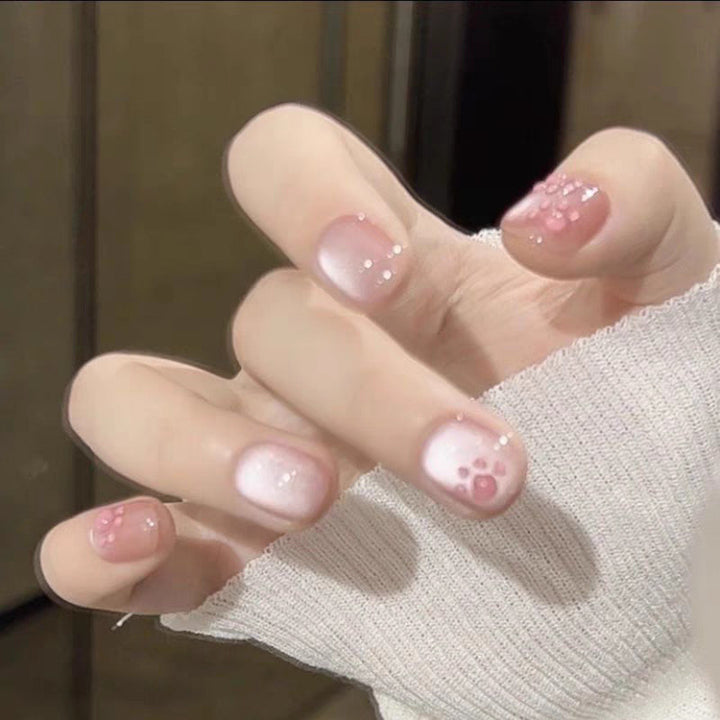 Cute Bear-Themed Press-On Nail Set Stornfield