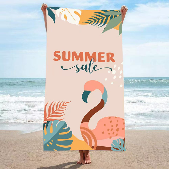 Women's beach towel with creative golf theme Stornfield