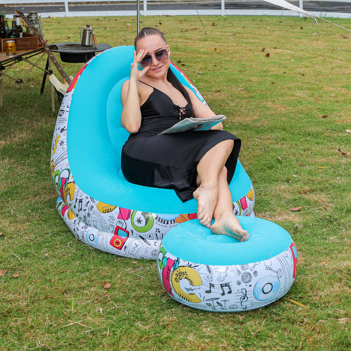 Women's Inflatable Comfort Sofa with Ergonomic Backrest Stornfield