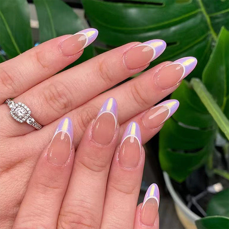 Artful stiletto nails with modern color gradients Stornfield