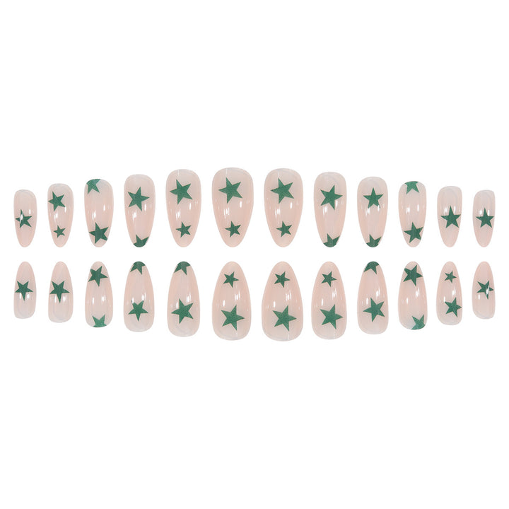 Star-Designed Stiletto Press-On Nails Stornfield