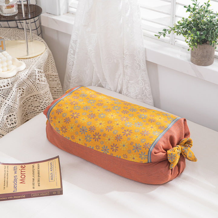 Women Decorative Neck Roll with Floral Pattern Stornfield