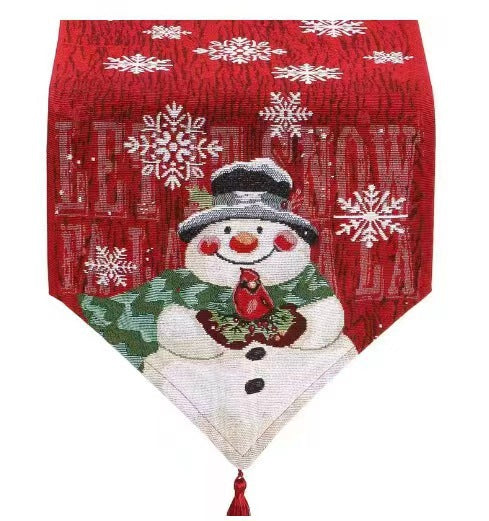 Festive table runner with reindeer motif Stornfield