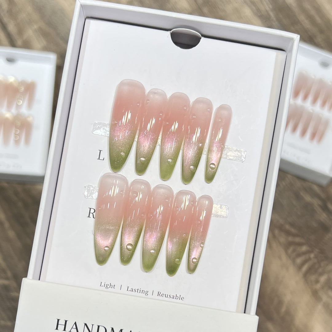 Stiletto Ombre Press-On Nail Set Stornfield