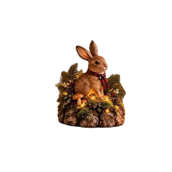 Decorative rabbit with Christmas motif Stornfield