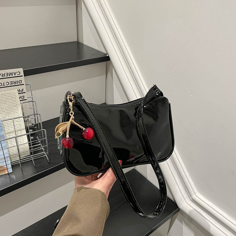 WoGlossy Textured Handheld Crossbody Bag Stornfield