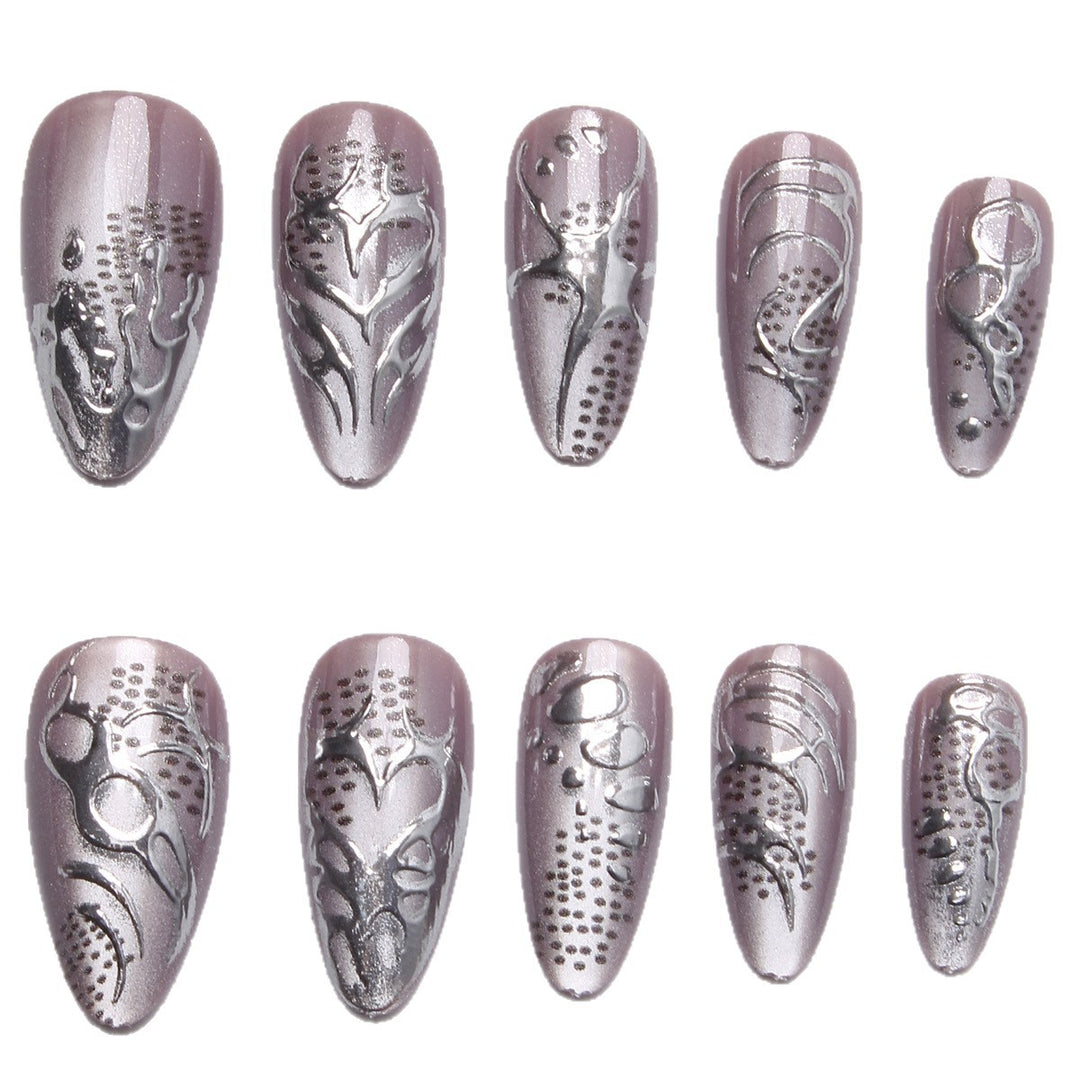 Artful Nail Tips with Modern Design Stornfield