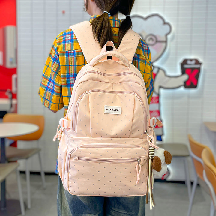 Multifunctional Polka Dot Backpack Stornfield