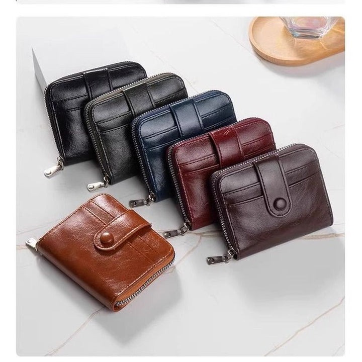 Compact Zippered Card Wallet Stornfield