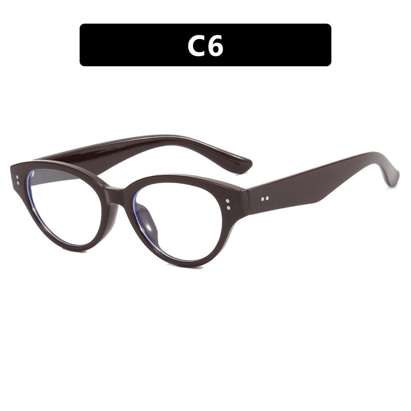 Women's fashionable cat-eye glasses with elegant plastic frame Stornfield