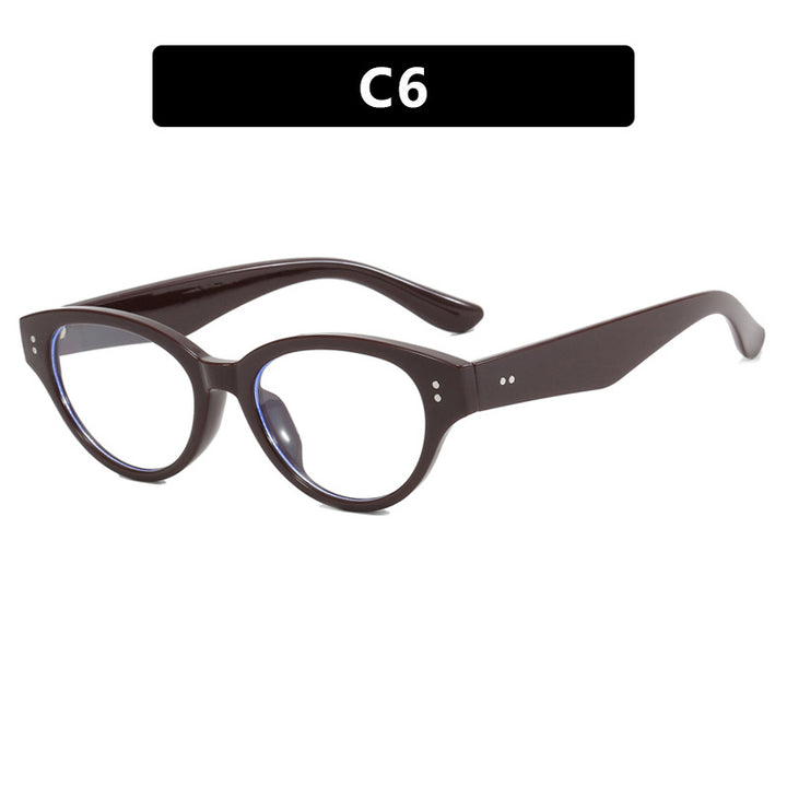 Women's fashionable cat-eye glasses with elegant plastic frame Stornfield