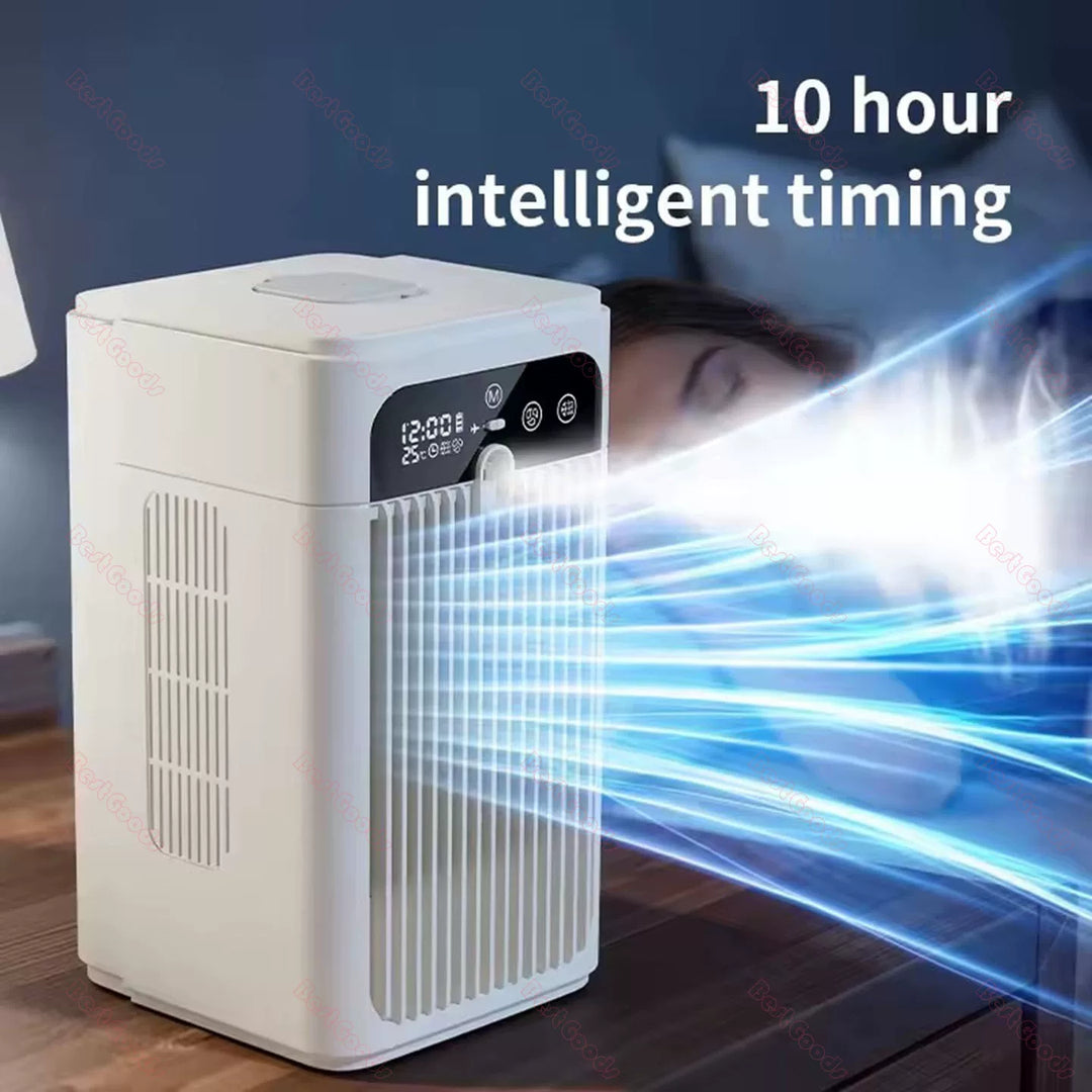 Unisex One Size Portable Evaporative Cooling Tower with Spray Humidifier High-Performance Battery and Multi-Stage Motor Stornfield