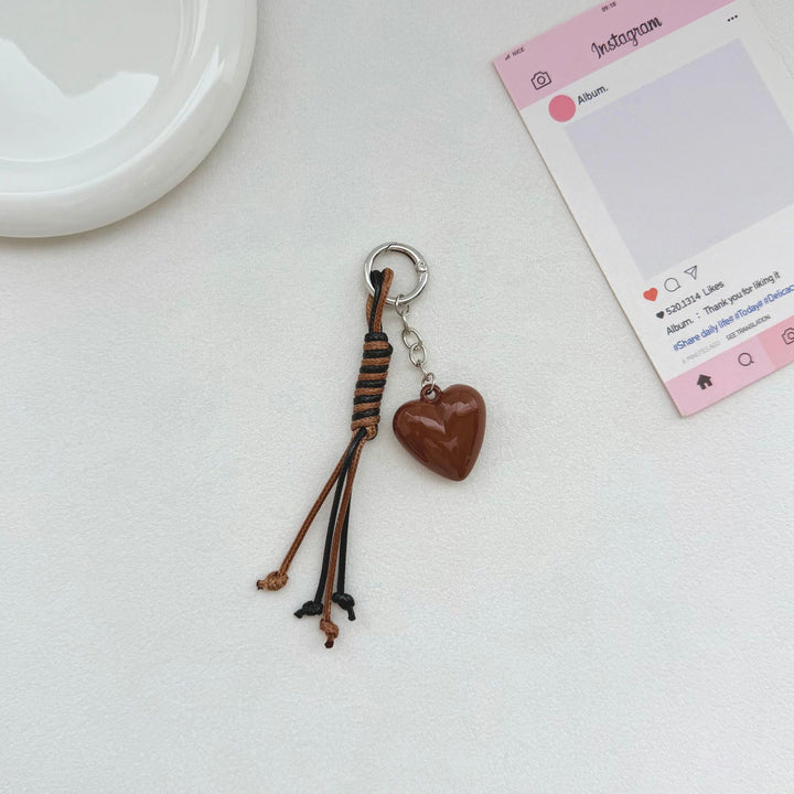 Heart-Shaped Charm Keychain Stornfield