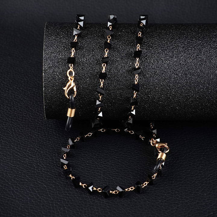 Heart-Shaped Beaded Eyewear Chain Stornfield