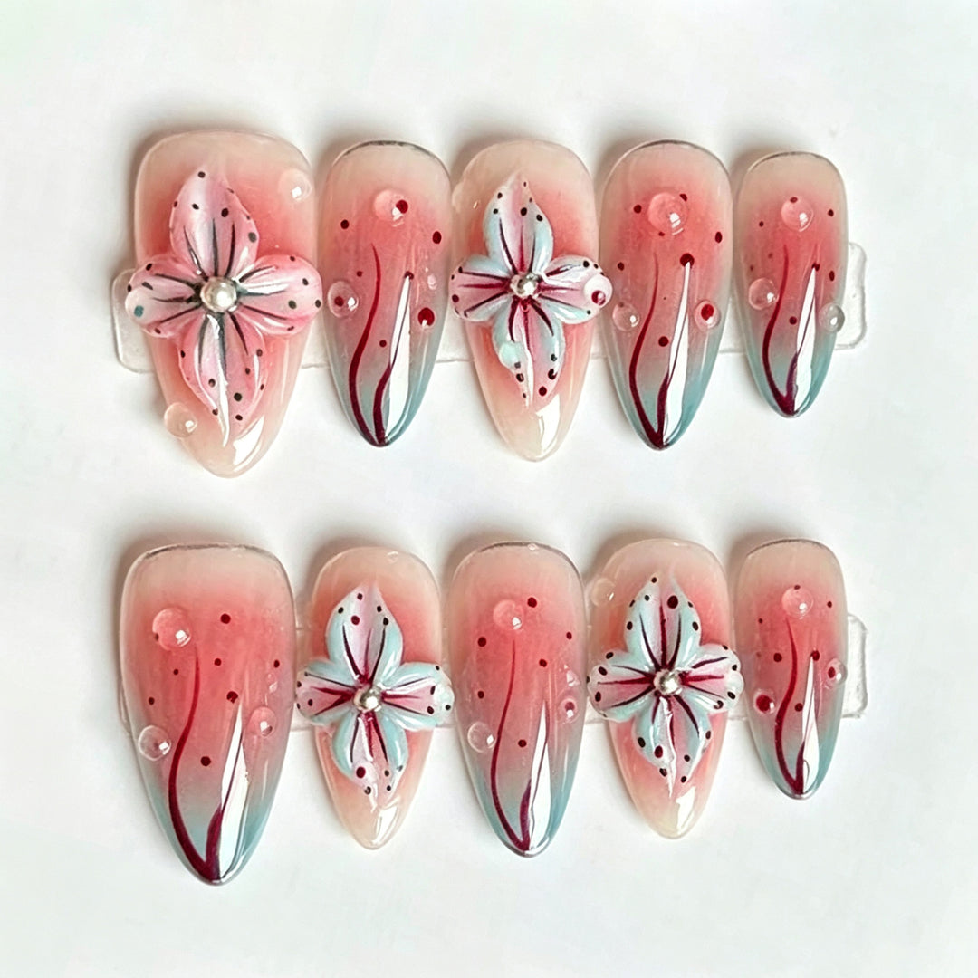 Artistic Floral Design Press-On Nails Stornfield 1790636524