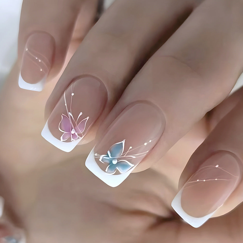 Elegant Floral Design Nail Art Set Stornfield