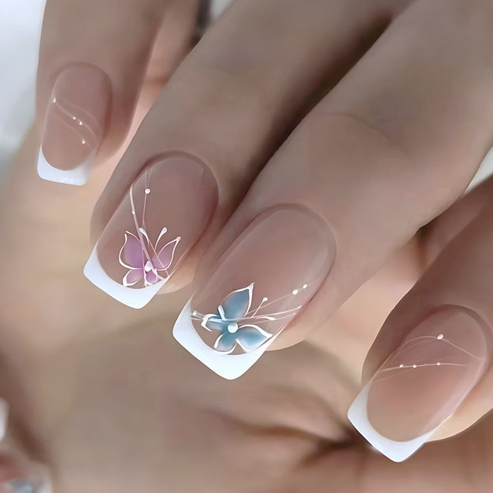 Elegant Floral Design Nail Art Set Stornfield