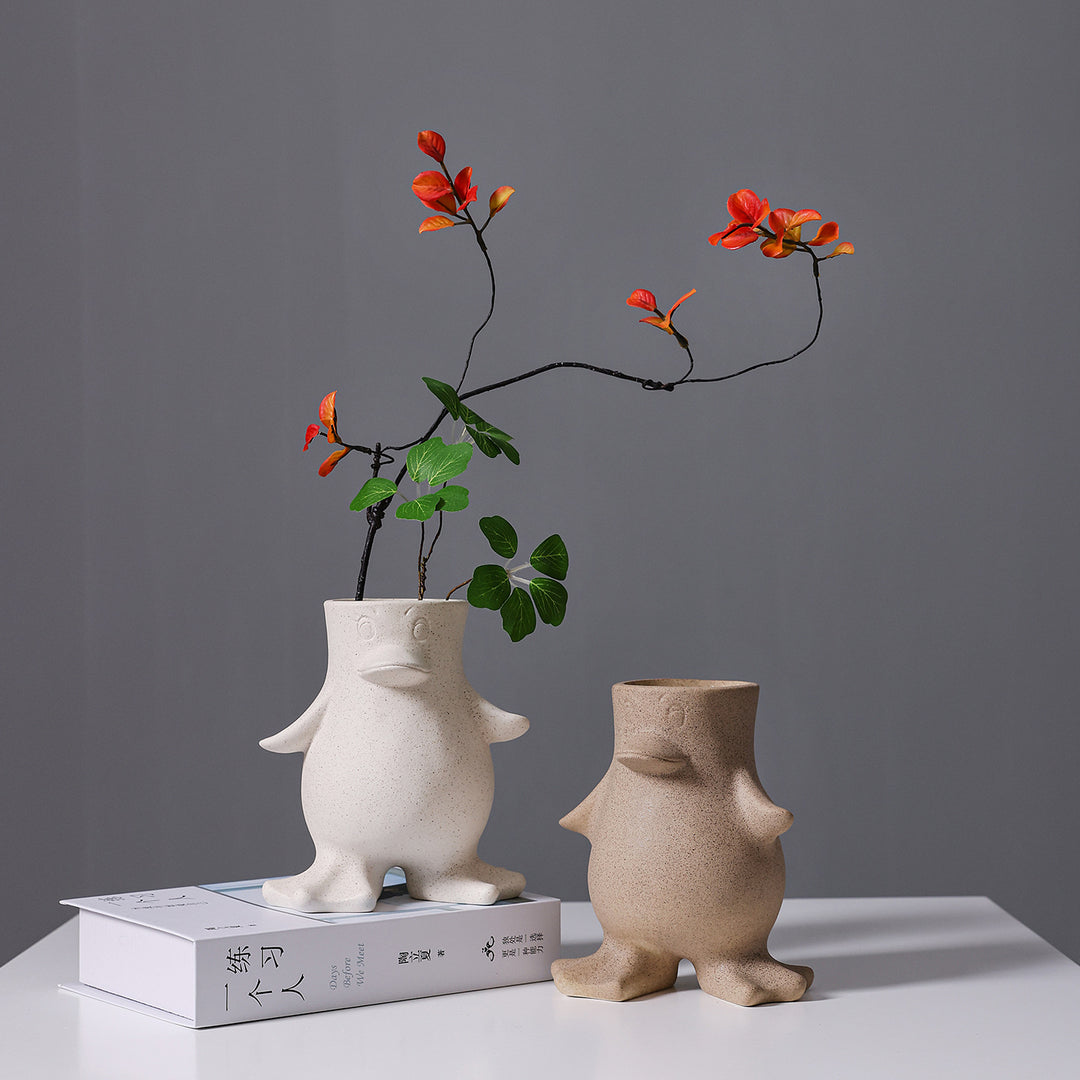 Creative Ceramic Duck Planter