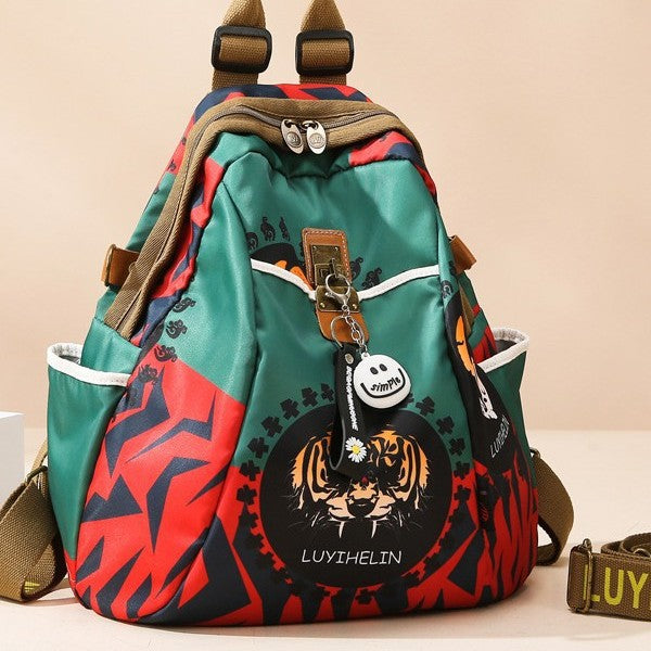Artistic Graphic Drawstring Backpack Stornfield