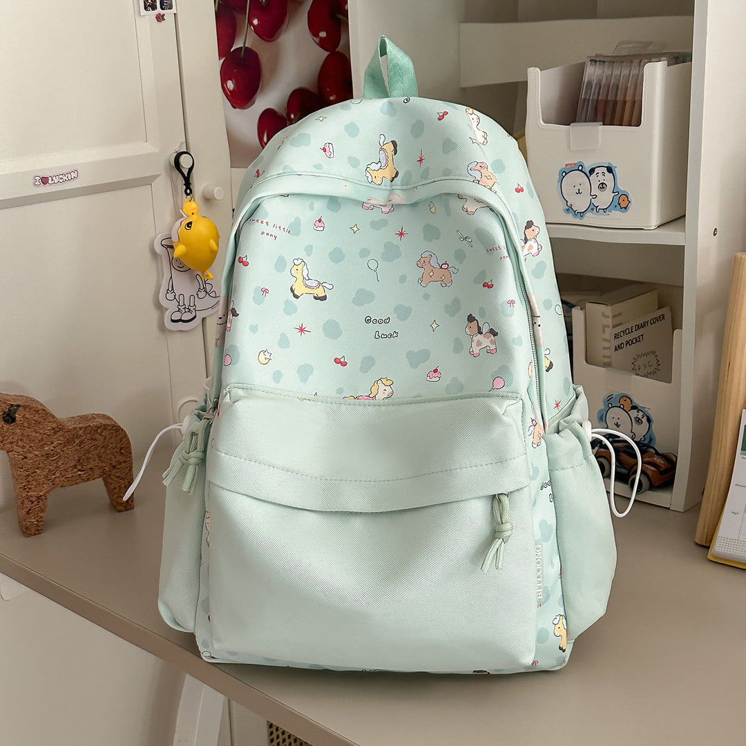 Cute Character Print Backpack Stornfield 1791205506