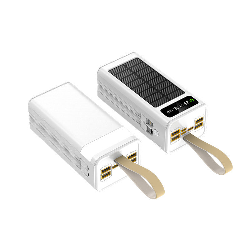 Solar power bank with integrated charging ports and digital display Stornfield