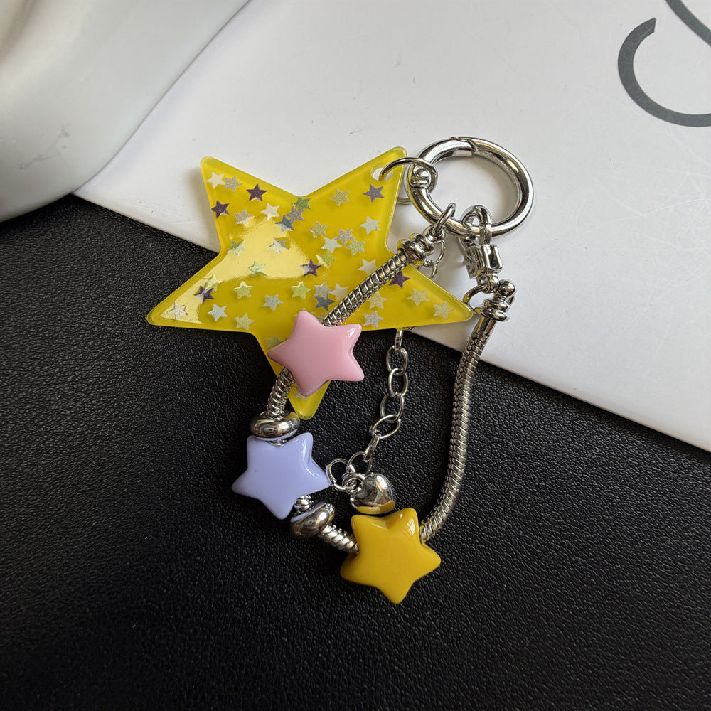 Star-Themed Charm Keychain Stornfield