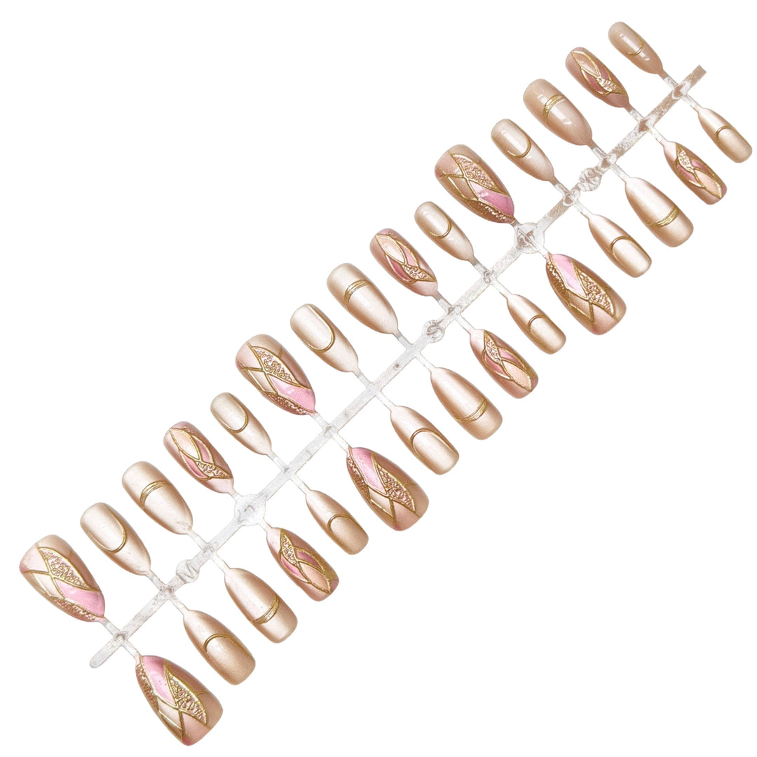 Artistic Glamour Press-On Nail Set
