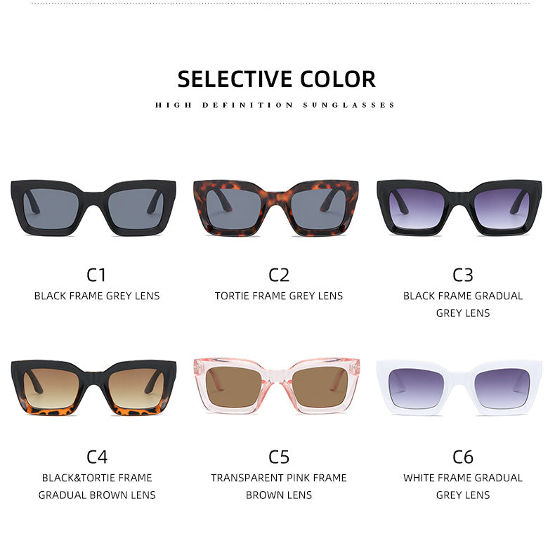 Ladies Square Sunglasses with Luxurious Design Stornfield