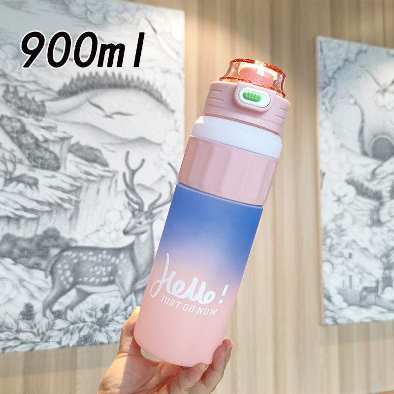 Ladies versatile drinking bottle with innovative flip lid Stornfield