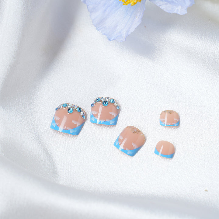 Artistic Gel Press-On Nail Set Stornfield