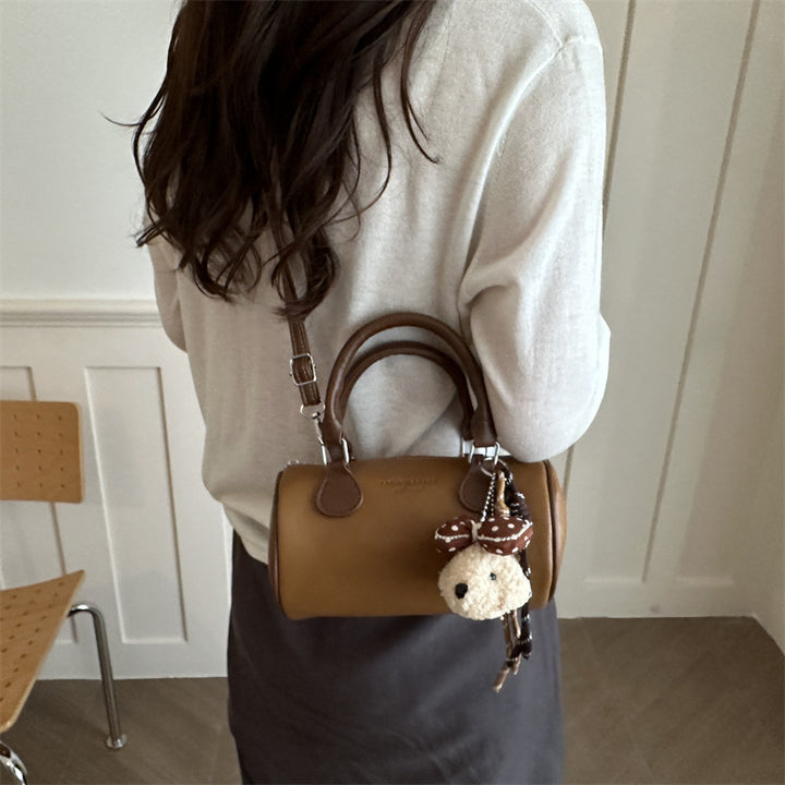 Vintage-Inspired Mini Handheld Satchel