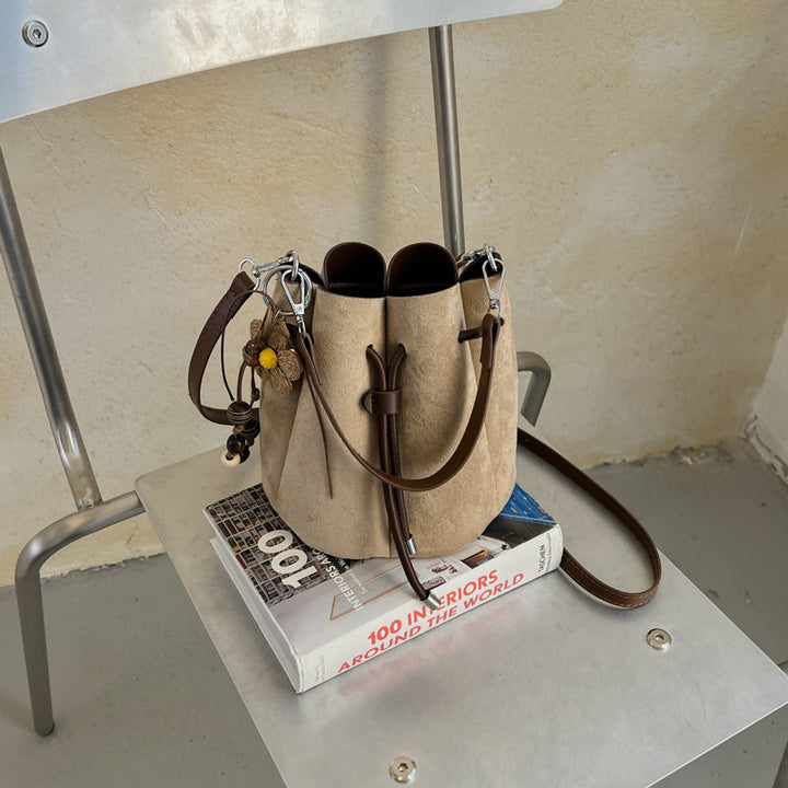 Drawstring Bucket Bag