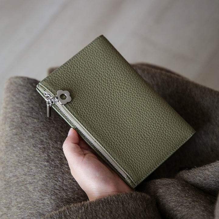 Premium Textured Leather Passport Holder Stornfield