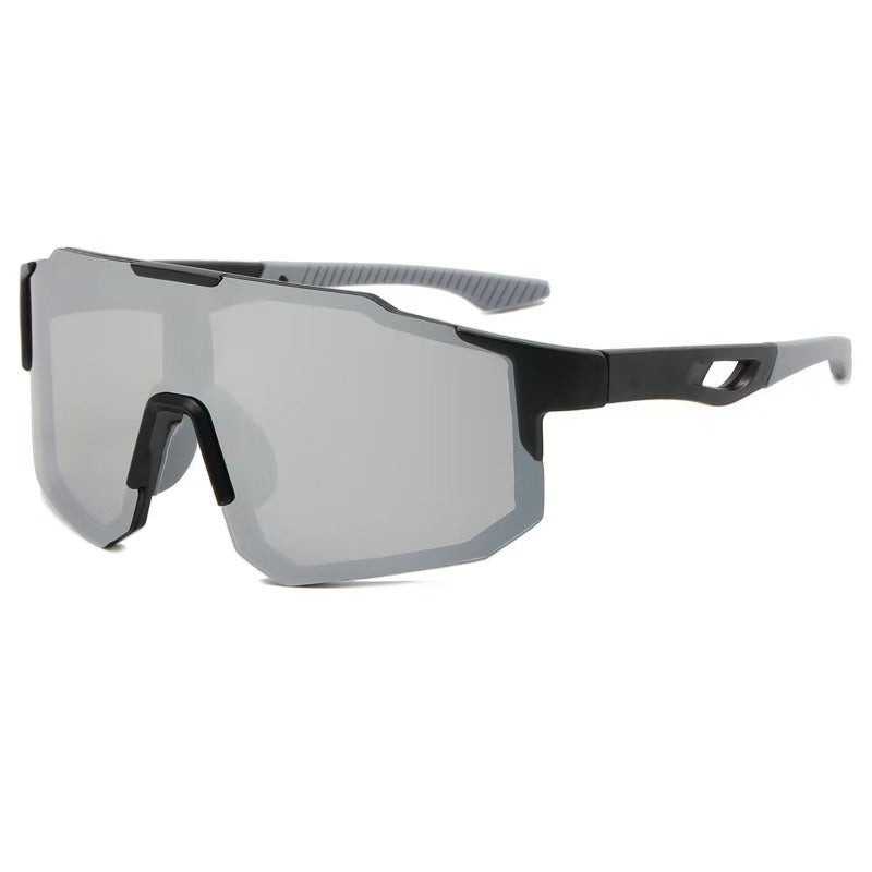 Unisex nan sporty bicycle sunglasses with a one-piece visor, UV protection and non-slip nose pads Stornfield