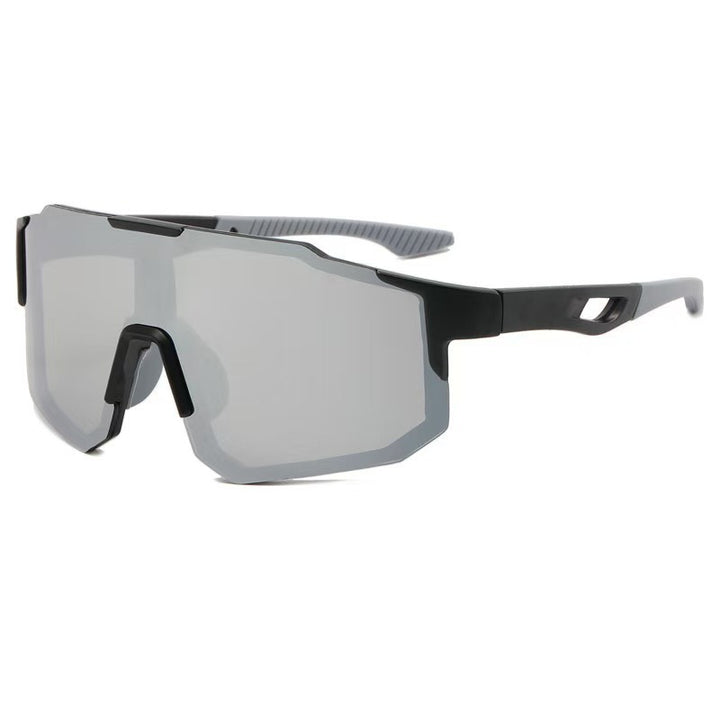 Unisex nan sporty bicycle sunglasses with a one-piece visor, UV protection and non-slip nose pads Stornfield