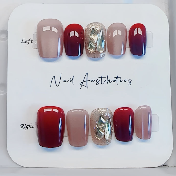 Elegant Press-On Nail Design Stornfield