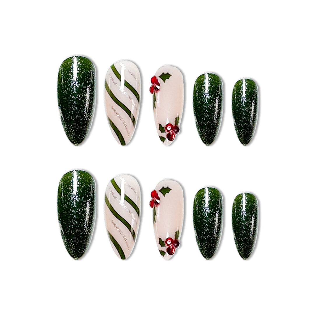 Festive Holiday Nail Art Enhancements Stornfield